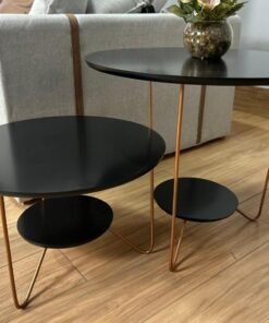 Conjunto de mesa Liz - Preto
