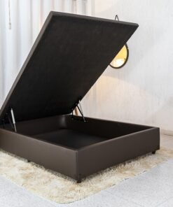 Base Box Baú Casal Prime 138x188x43 Korino Café SE