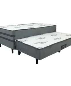 Cama Box Solteiro com Auxiliar Prestige com Pillow Top D28 – ECOTEC