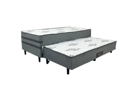 Cama Box Solteiro com Auxiliar Prestige com Pillow Top D28 – ECOTEC