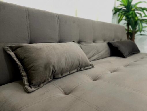 Sofá Cama Arpoador 1.85m - Marrom Veludão - Imagem 8