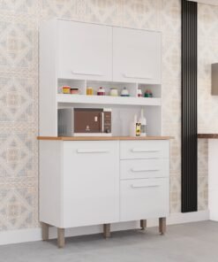 Kit Cozinha Sofia 1,15 m Branco/Neve – IMOP