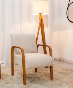 Poltrona Ayla Linho bege 5044