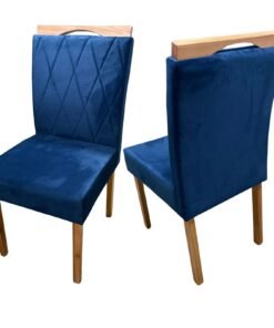 Kit 2 Cadeiras Fernanda Mel Azul – AK DECOR