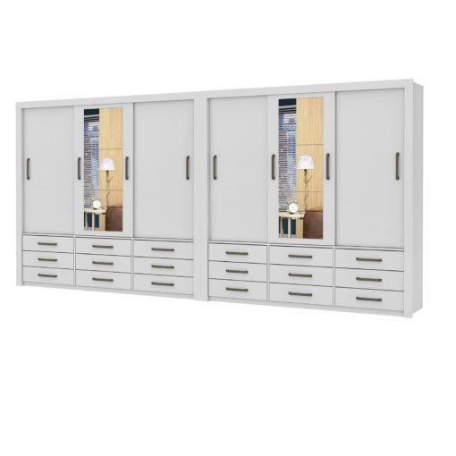 Closet Anjos 1,91 m x 1,91 m Branco – CARIOCA MÓVEIS - Imagem 5