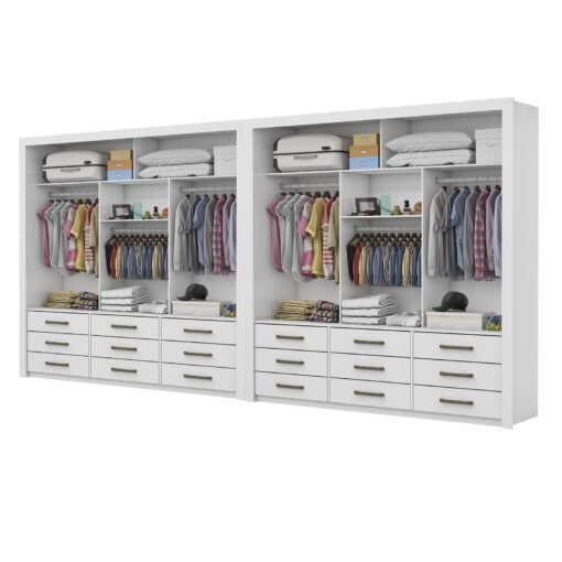 Closet Anjos 1,91 m x 1,91 m Branco – CARIOCA MÓVEIS - Imagem 3