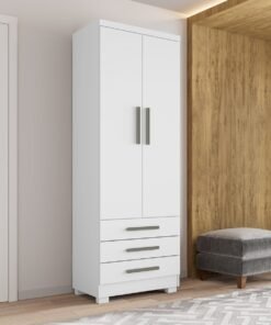 Guarda-Roupa Floripa 0,61 m Branco - RUDRACK