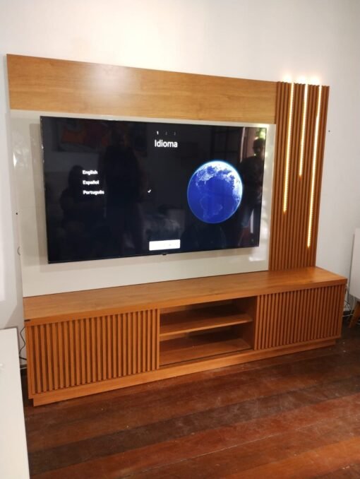 Home até 58" Siena Naturale/Off White - MAVAULAR - Imagem 6