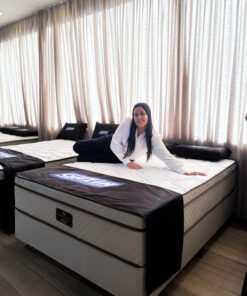 Colchão Casal Londres 138x188x32 Molas BlueWave - Gazin