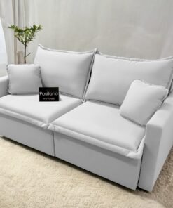Sofá Cama Retrátil Positano 1,80 m Linho Gelo 07 – INNOVE ESTOFADOS