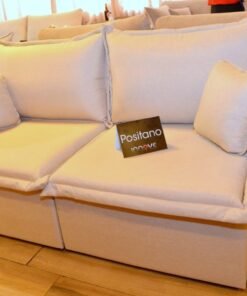 Sofá Cama Retrátil Positano 1,80 m Linho Marfim 12 – INNOVE ESTOFADOS