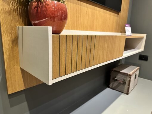 Painel Home até 65" Dublin Nature/Off White - LINEA BRASIL - Imagem 3