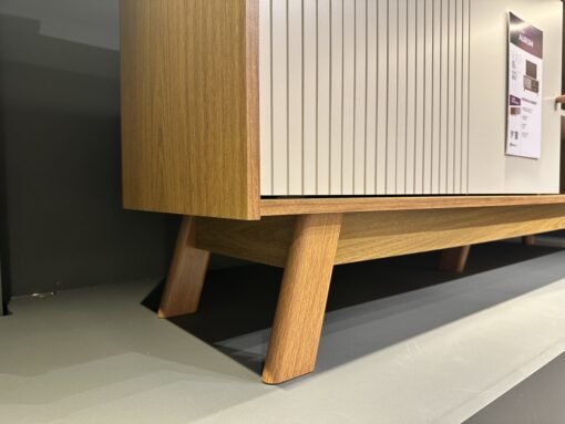 Rack até 65" Aurum Nature/Off White - LINEA BRASIL - Imagem 9