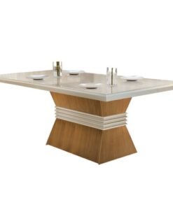 Mesa Ágata 180 Canto Copo Imbuia/Off White– RUFATO