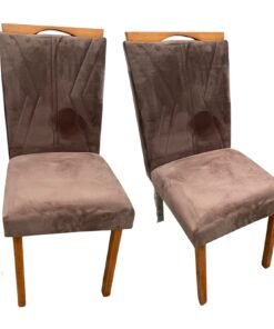 Kit 2 Cadeiras Londres Mel Marrom – ART ASSENTOS
