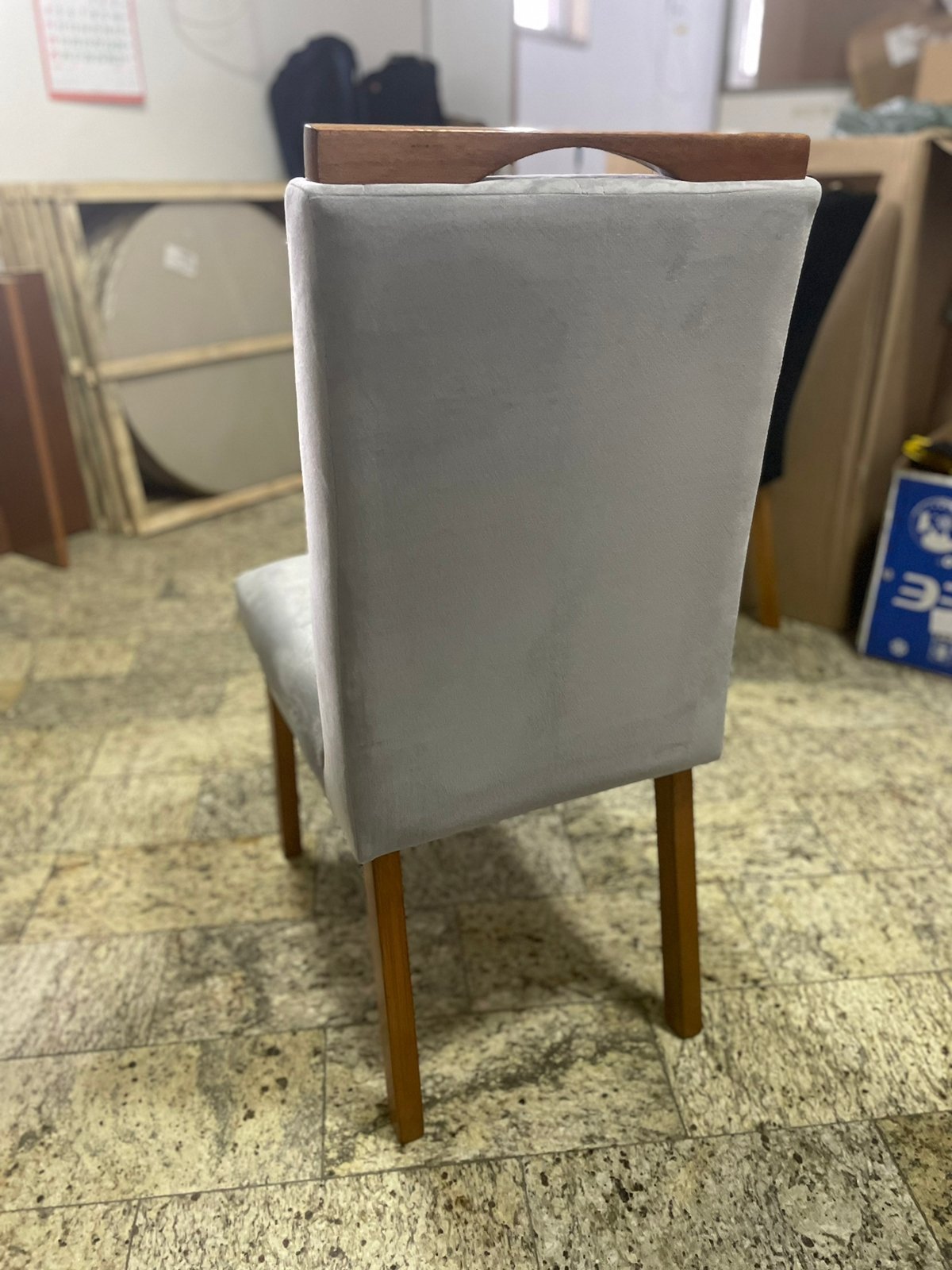 Kit 2 Cadeiras Londres Mel Prata – ART ASSENTOS - Imagem 4