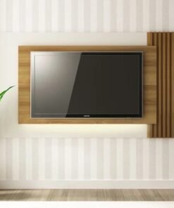 Painel até 65" PL 3003 Naturale/Off White – TECNO MÓBILI
