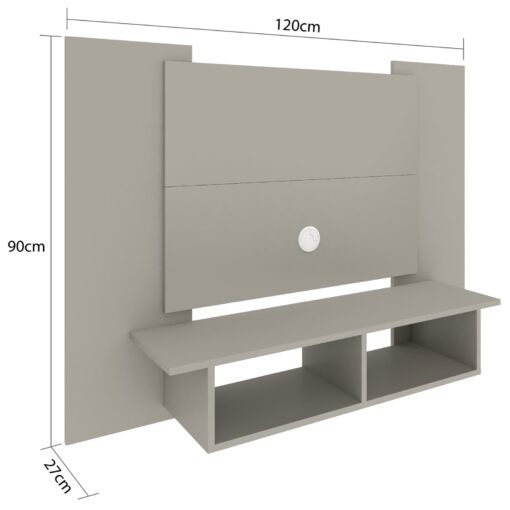 Painel até 48" Roger P600 Cinza - FELLICCI - Imagem 3