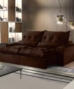 Sofá Retrátil e Reclinável Avalon 250 Marrom – IMPÉRIO ESTOFADOS