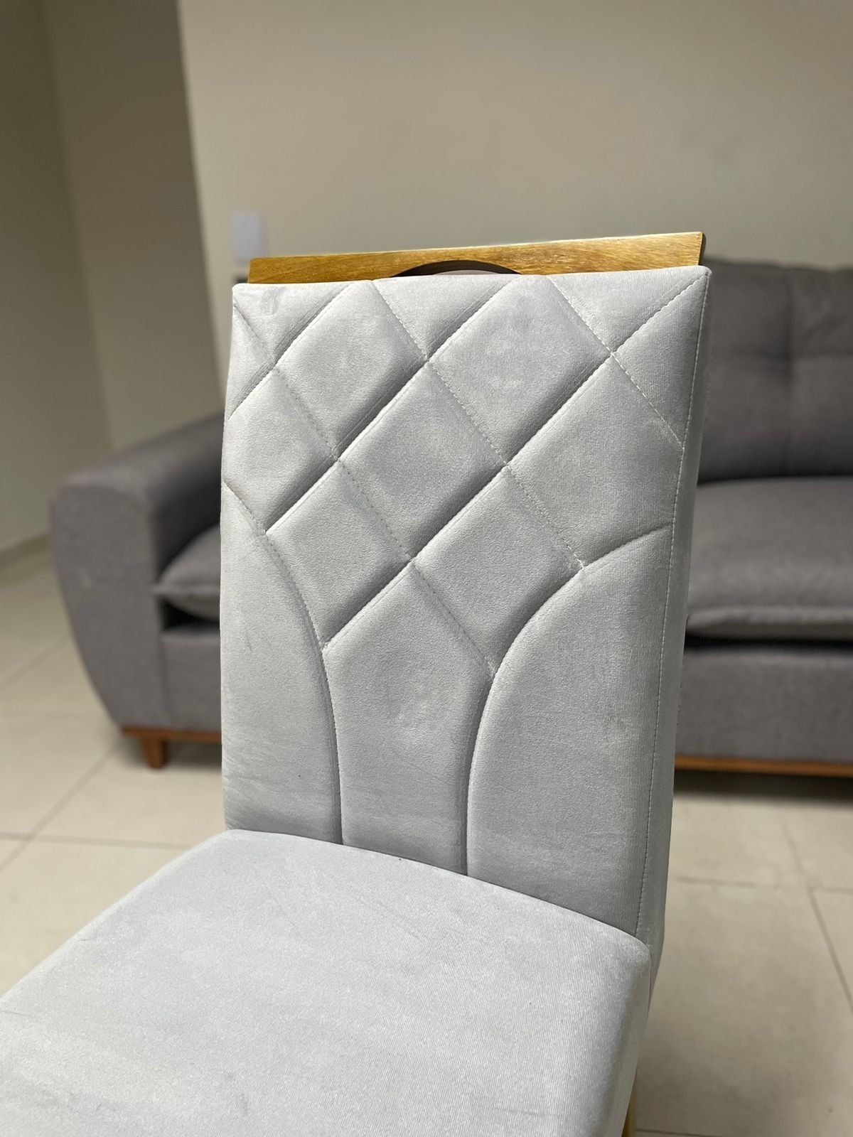 Kit 2 Cadeiras Stella Mel Naturale Prata – CLEFATOS DECOR - Imagem 3