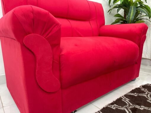 Conjunto de sofá 2 x 3 lugares REF 5014 - Vermelho - Imagem 6