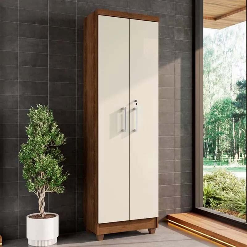 Armário Multiuso Isabela Cedro/Areia Rud Rack