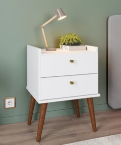 Mesa de Cabeceira Aroma Branco - FIORELLO