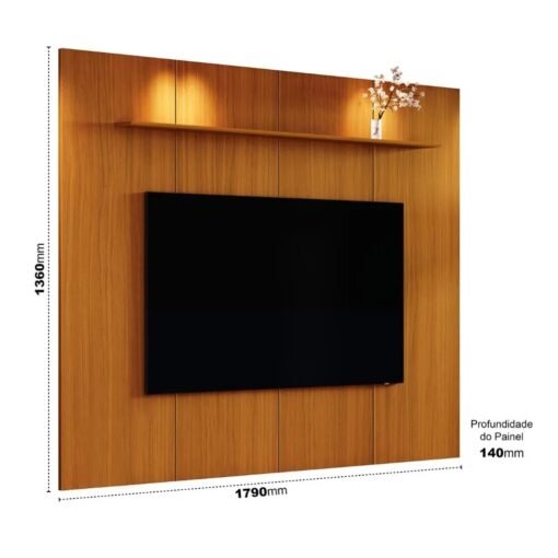 Painel Avant 1.79 75" -  Cedro - Imagem 2