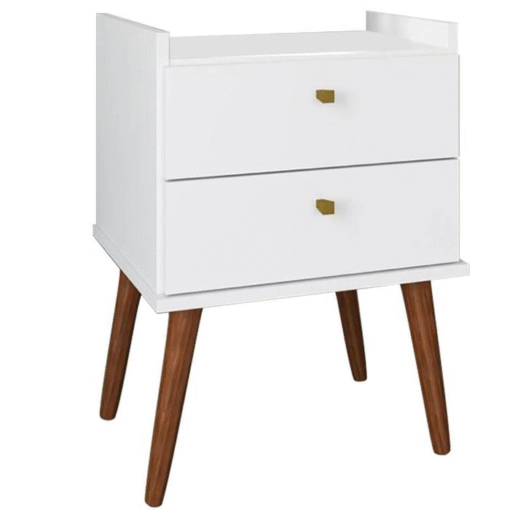 Mesa de Cabeceira Aroma Branco - FIORELLO - Imagem 2