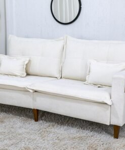 Sofá 3 lugares 2215 Boucle Bege 296 Larg. 2.08m