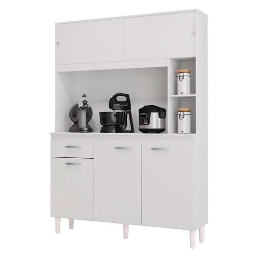 Armário Kit Cozinha Duda 1,20 - Branco - Imagem 2