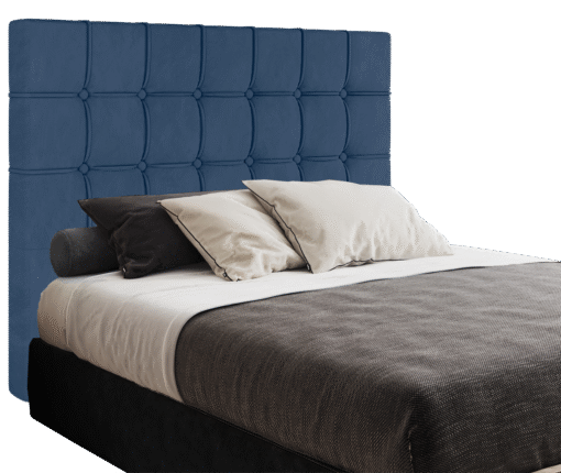 Cabeceira Casal Paris Suede Azul – MC DESIGN - Imagem 3