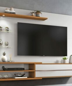 Painel NT 1115 Off White/Frejó C/ Led TV até 60 Polegadas Larg. 1.80m - Notável