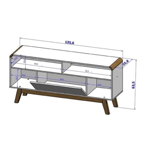 Sofá Retrátil Reclinável Grécia 2.00m Veludo Bege - Sem caixa + Rack Lazuli Off White TV até 55 Pol. Larg. 1.35m Bechara - Imagem 13