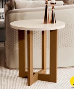 Mesa Lateral 8002 Luxo Off/Nature JB Bechara