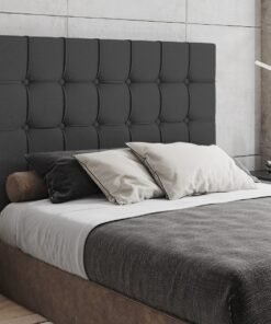 Cabeceira Solteiro Paris Corino Preto - L.S SILVA