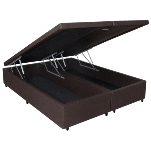 Base Box Queen Baú Corino Marrom – ALTO NÍVEL CAMAS E COLCHÕES - Imagem 3