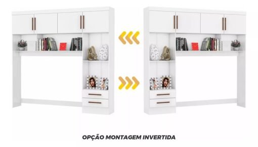Modulado 4 Portas Branco - CARIOCA MÓVEIS - Imagem 2