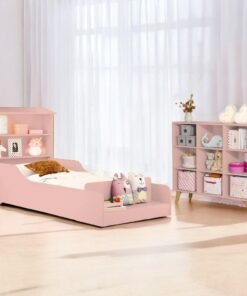 Cama Juvenil Liz + Organizador Ceci Rosé - MADEC/VJ MÓVEIS