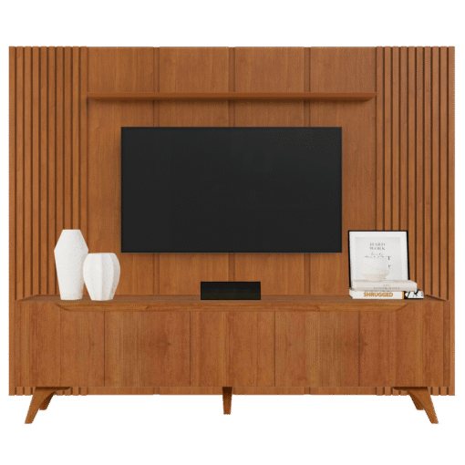 Painel até 75″ Union 2,34 + Rack Atenas 2,20 m Naturale – MAVAULAR - Imagem 2