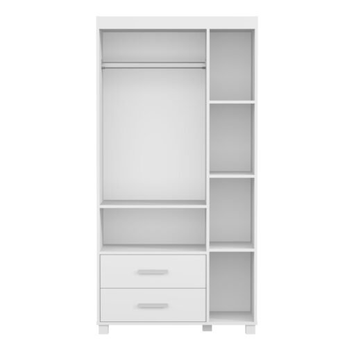 Guarda-Roupa 3 Portas Lívia 0,89 m Branco(Sem adesivo) – MADEC/VJ MÓVEIS - Imagem 2