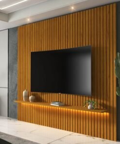 Painel até 75" Nobre Ripado 185 Naturale - GELIUS