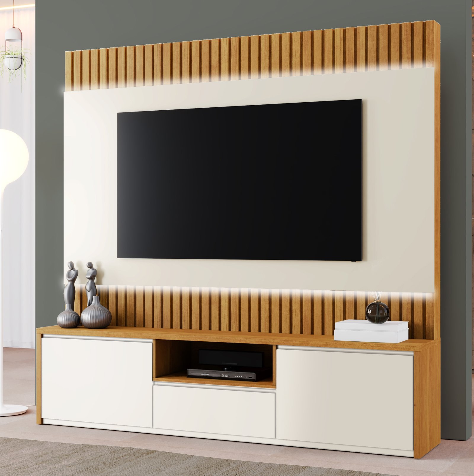 Home até 58" Aurora Naturale/Off White - MAVAULAR