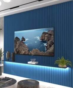 Painel até 85″ Nobre Ripado 230 Azul – GELIUS