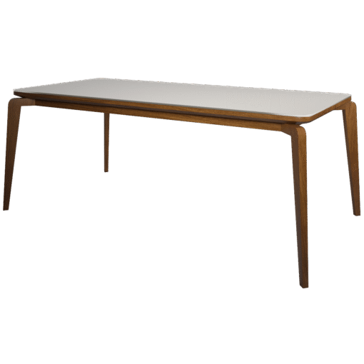 Mesa Veneza 120 Cinamono/Off White - MINASPLAC - Imagem 2