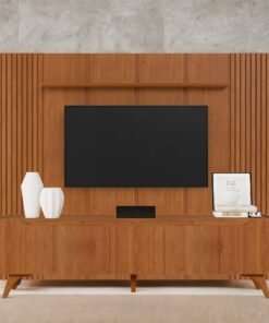 Painel até 75″ Union 2,34 + Rack Atenas 2,20 m Naturale – MAVAULAR