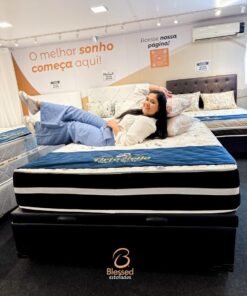 Kit Colchão Dual Dream + Base Baú Bipartido Casal- Ortobello