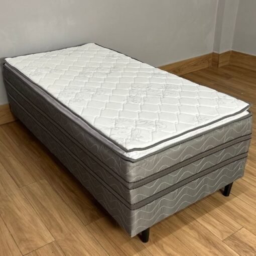 Cama Box Solteiro Prestige com Pillow Top D28 – ECOTEC