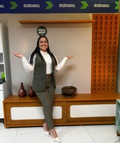 Home Marrocos Cinamomo/Off C/LED 100% MDF TV até 84 Polegadas Larg. 2.30m - Permóbili