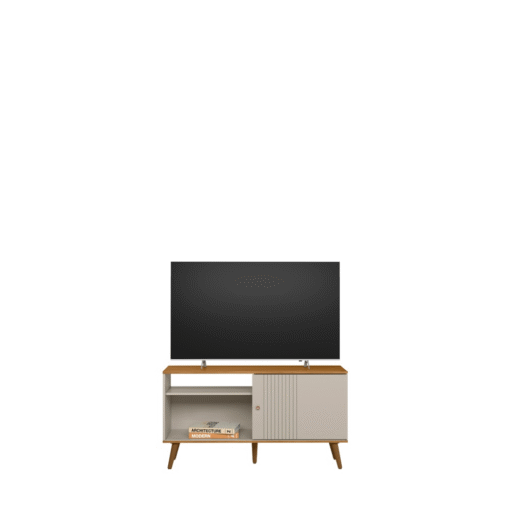 Rack até 50" Rubi Nature/Off White - LINEA BRASIL - Imagem 5